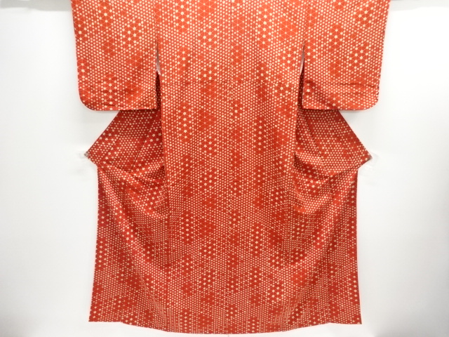 Flower-patterned komon kimono